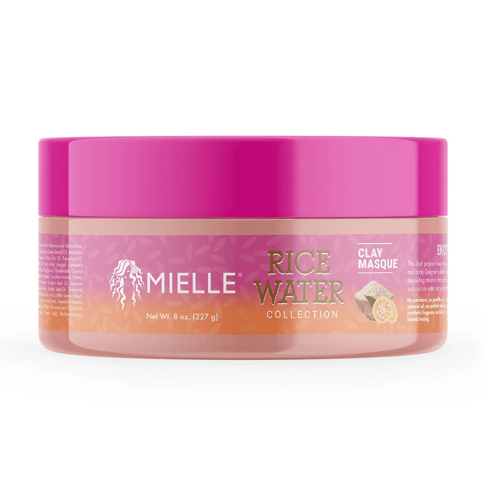 Mielle Rice Water Clay Masque, 8 Oz