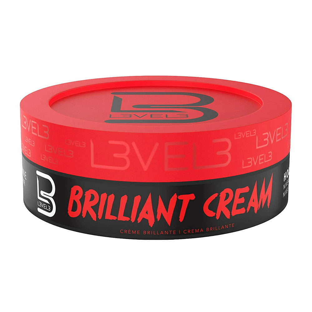 Level3 Brilliant Cream, Hair Cream for Curls, 5 Oz
