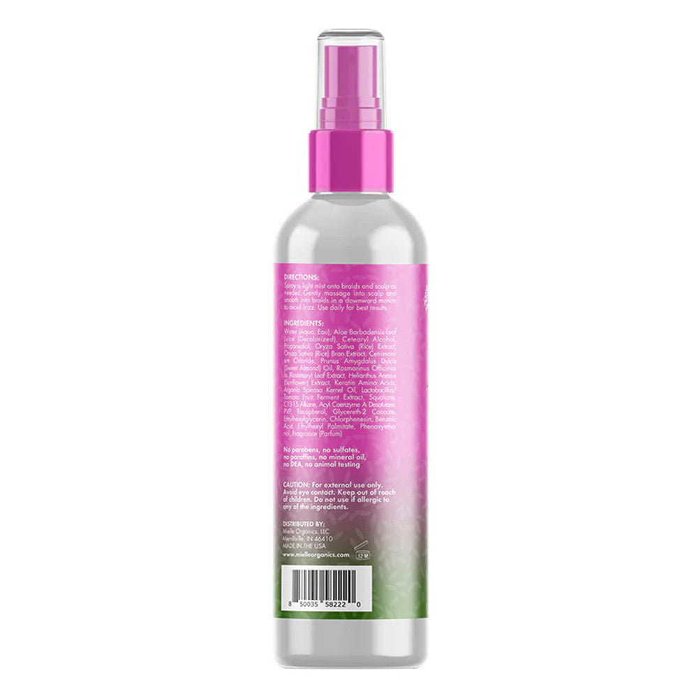 Mielle Rice Water and Aloe Vera Braid and Scalp Moisturizer Spray, 8 Oz