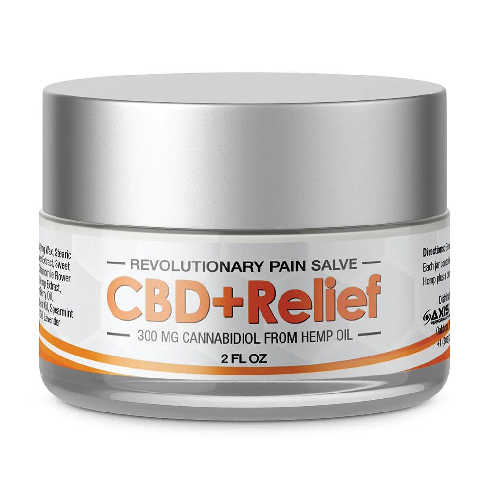 Relief CBD Pain Salve Cannabidiol froom Hemp Oil, 2 Oz
