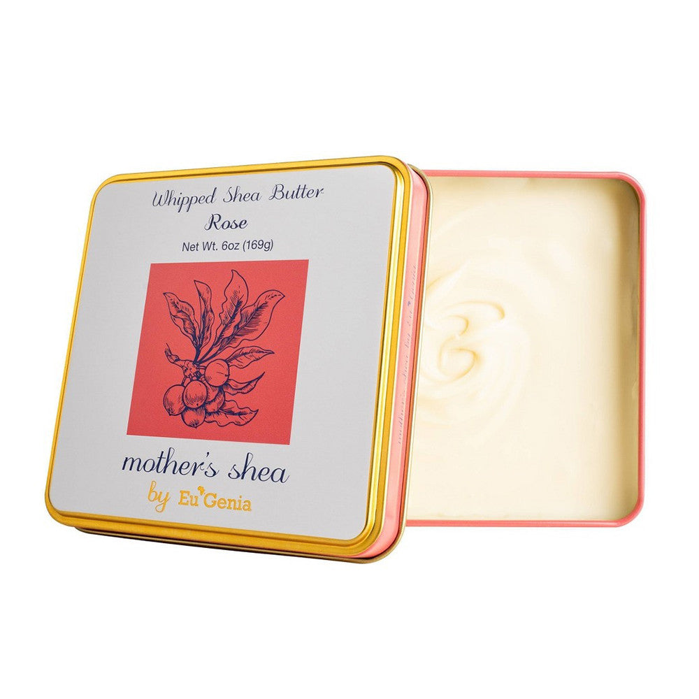 Mothers shea Whipped Body Butter with Rose, 6 Oz