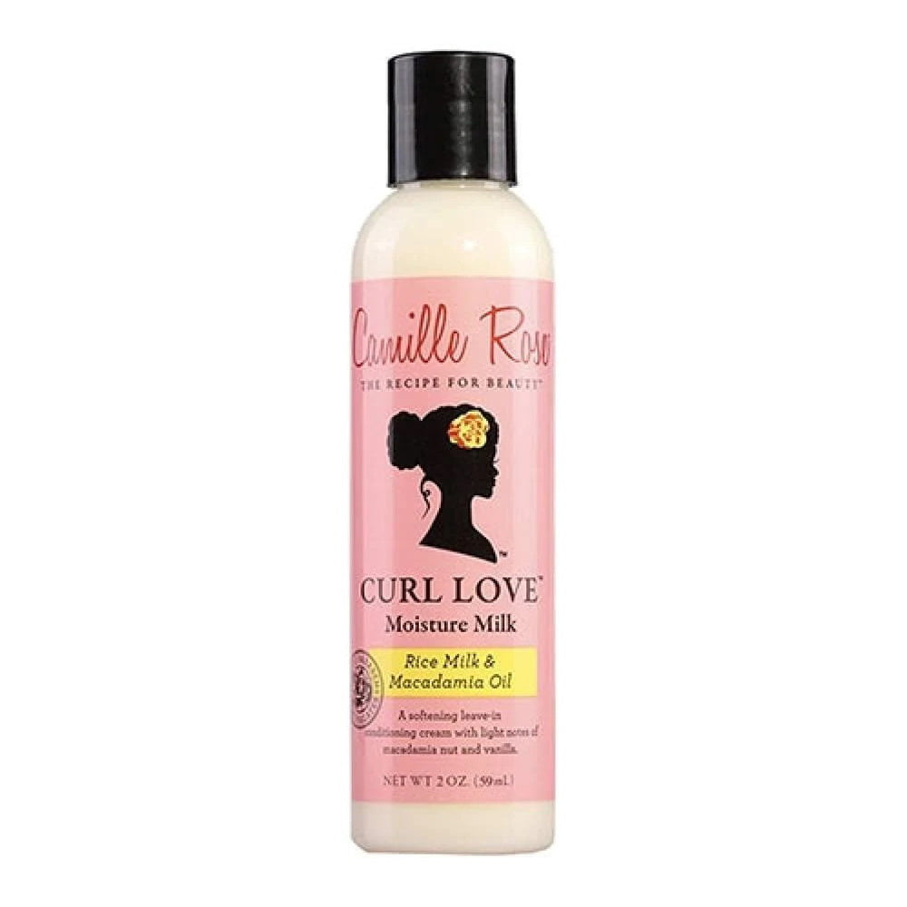 Camille Rose Curl Love Moisture Milk with Rice Milk and Macadamia Oil 2Oz (59ml)