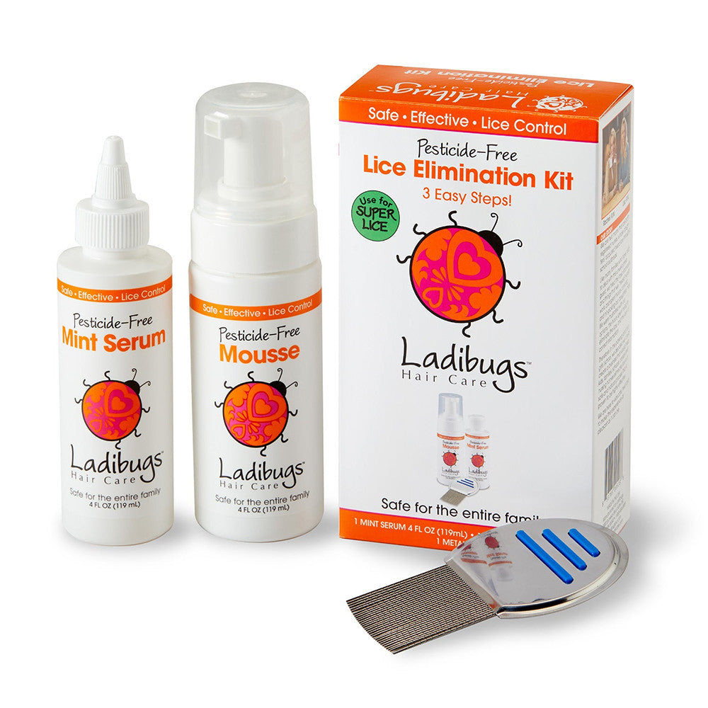 Ladi Bugs Hair Care Lice Elimination Kit, 3 Ea