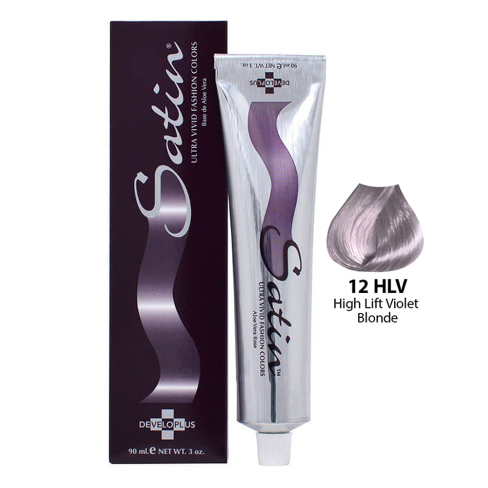 Satin Ultra Vivid Hair Color, 12 High Lift Violet Blonde, 3 Oz