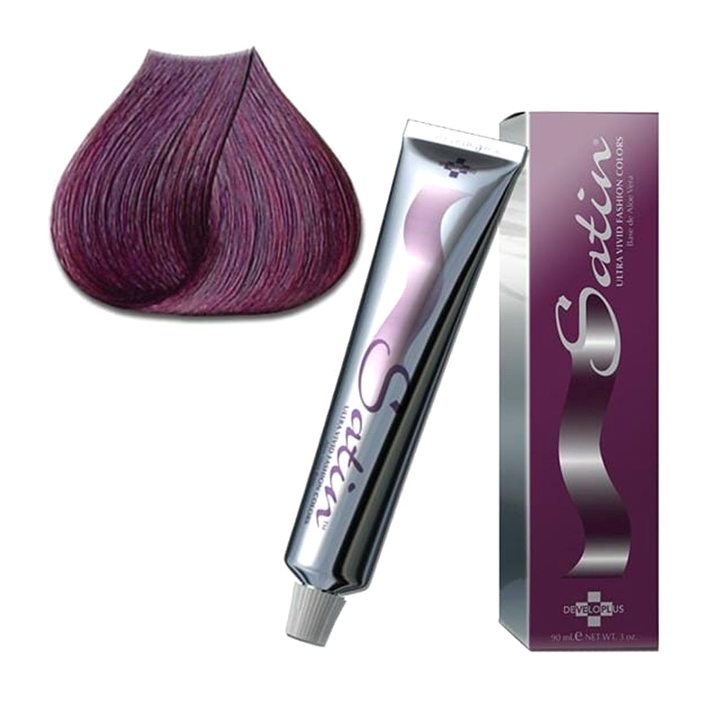 Satin Ultra Vivid Hair Color, 4 Violet Brown, 3 Oz