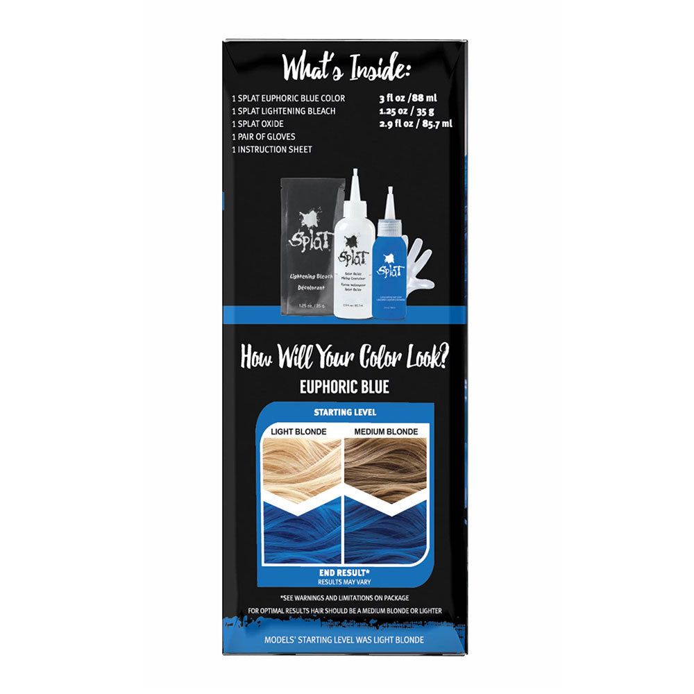 Splat Euphoric Blue Hair Color Complete Kit, 1 Ea