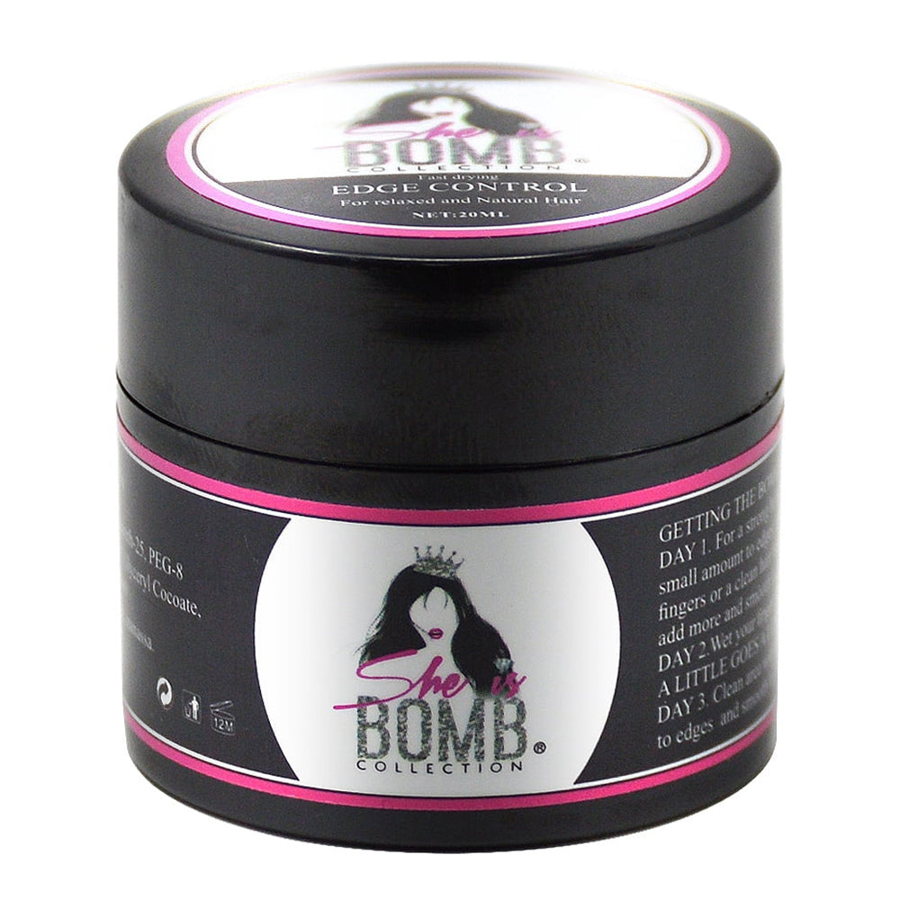 She Is Bomb Travel Size Edge Control Gel, 20 Ml