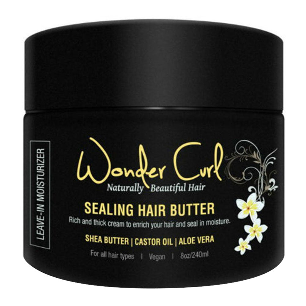 Wonder Curl Natural Sealing Hair Cream Butter, 8 Oz
