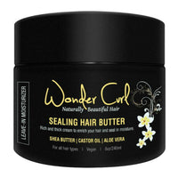Wonder Curl Natural Sealing Hair Cream Butter, 8 Oz
