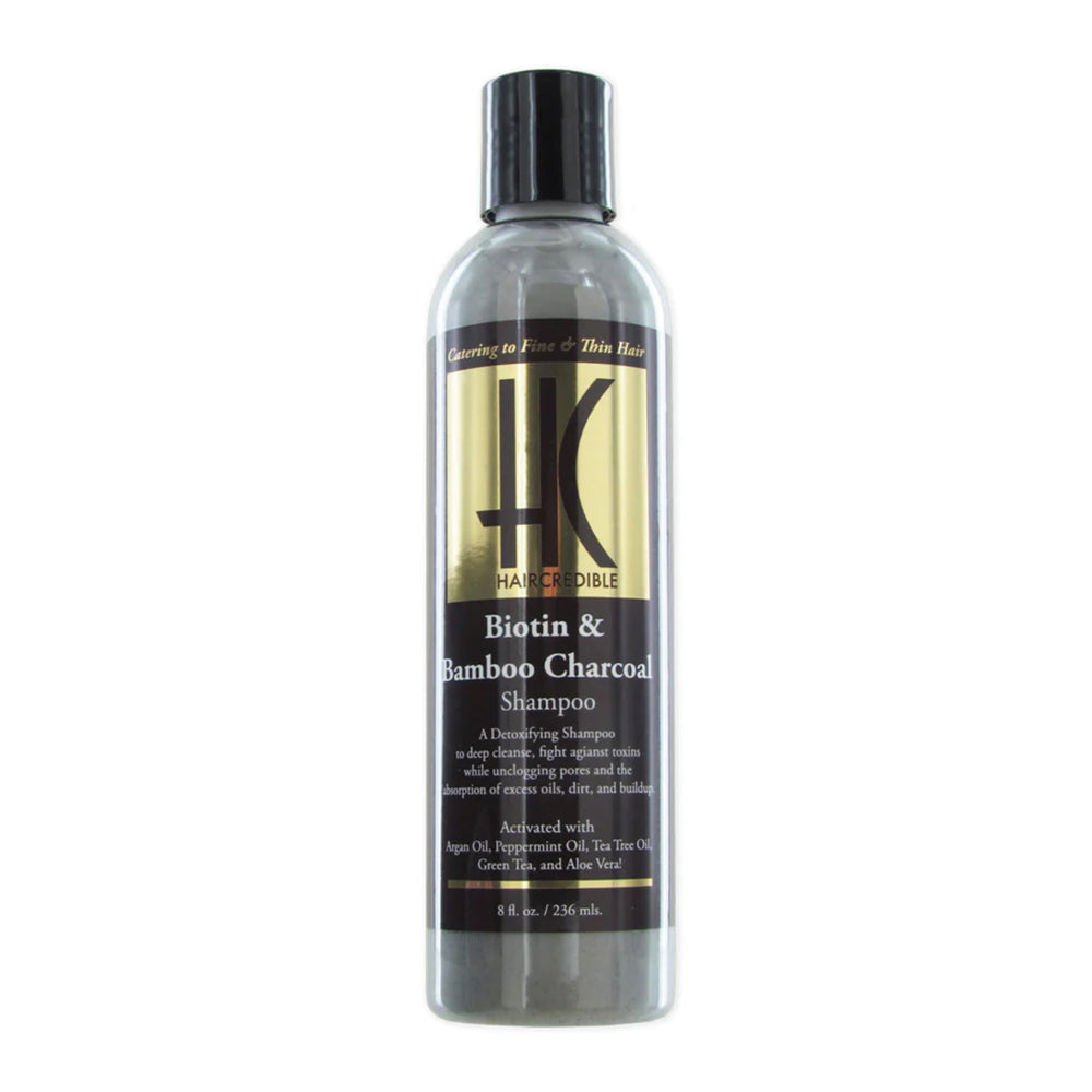 Haircredible Biotin and Bamboo Charcoal Detoxifying Shampoo 8Oz (236ml)