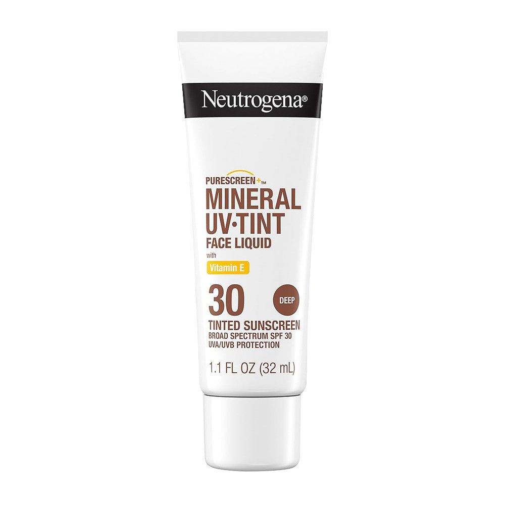 Neutrogena Purescreen Mineral UV Tint Face Liquid Sunscreen spf 30, 1.1 Oz