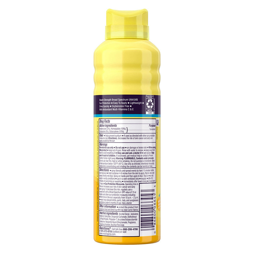 Neutrogena Beach Defense Kids Sunscreen Spray Spf 70, 6.5 Oz