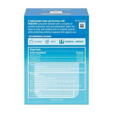 Neutrogena Hydro Boost City Shield Water Gel Sunscreen SPF 25 Lotion, 1.7 Oz