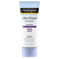 Neutrogena Ultra Sheer Dry-Touch Sunblock, Spf 55 - 3 Oz