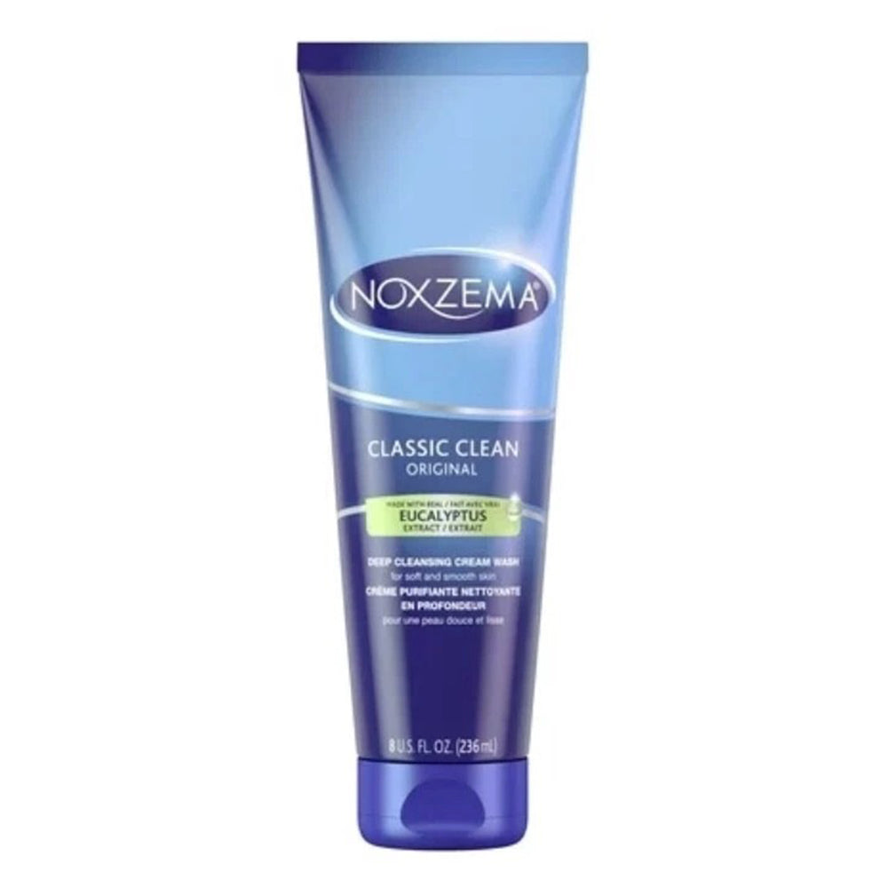 Noxzema Classic Clean Original Deep Cleansing Cream Wash with  Eucalyptus 8Oz (236ml)
