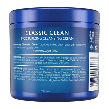 Noxzema Classic Clean Moisturizing Cleansing Cream, 12 Oz