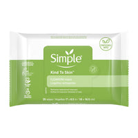 Simple Sensitive Skin Experts Cleansing Facial Wipes, Kind To Skin - 25 Ea