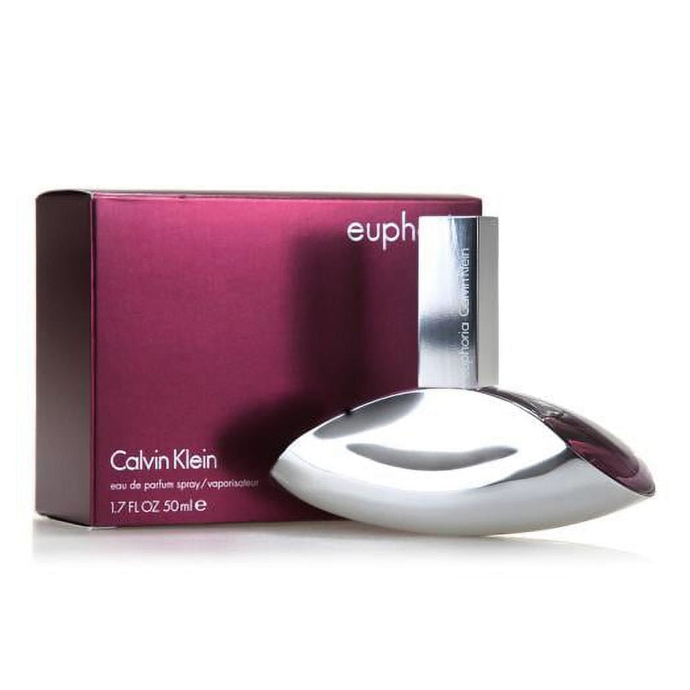 Calvin Klein Euphoria Eau De Parfum Spray for Women Sensual Floral Oriental Fragrance 1.7Oz (50ml)