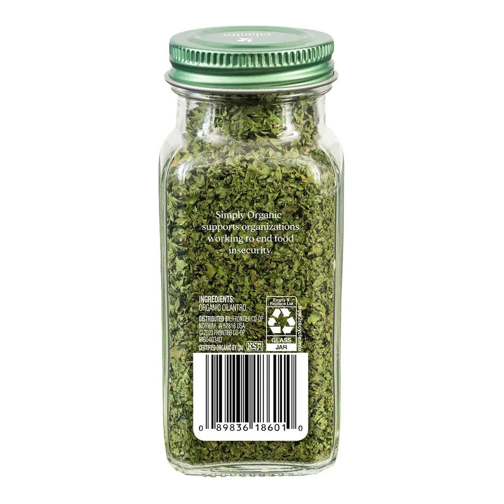 Simply Organic Cilantro Leaf, Cut & Sifted, 0.78 Oz
