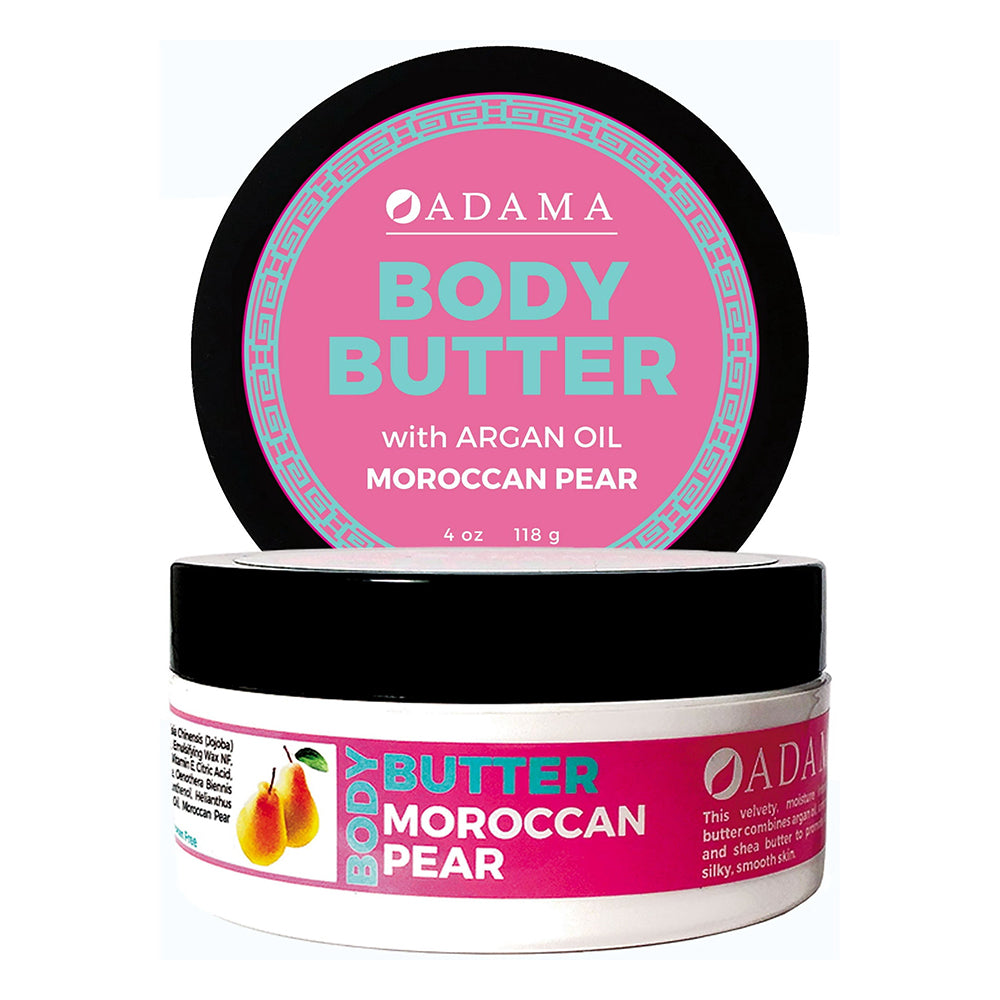 Zion Health Adama Body Butter with Argan Oil and Moroccan Pear 4Oz (118ml)