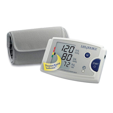 Lifesource Quick Response Digital Blood Pressure Monitor With Easy Cuff Ua-787Ej, 1 Ea