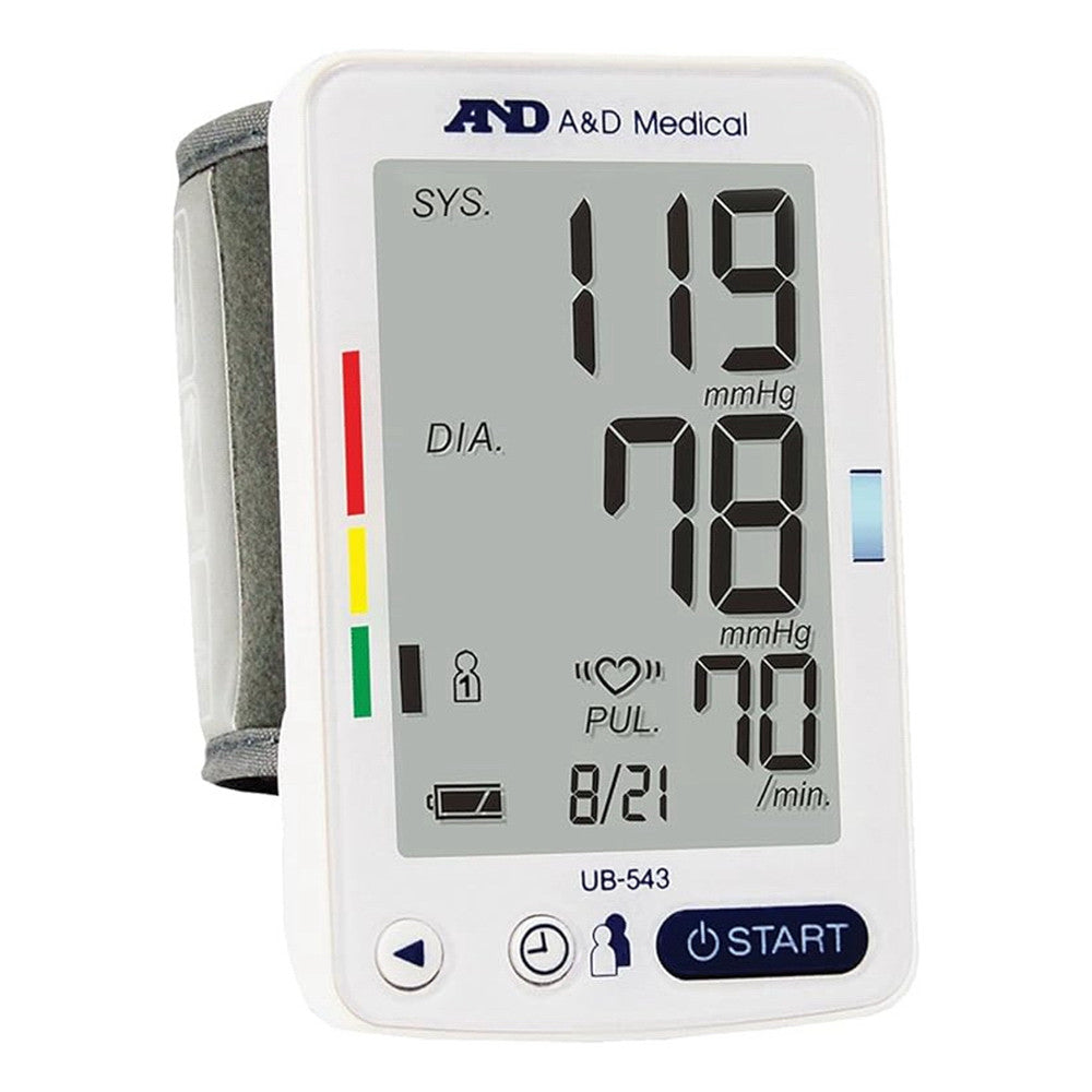 A&D Medical Premium Blood Pressure Wrist Monitor, 1 Ea