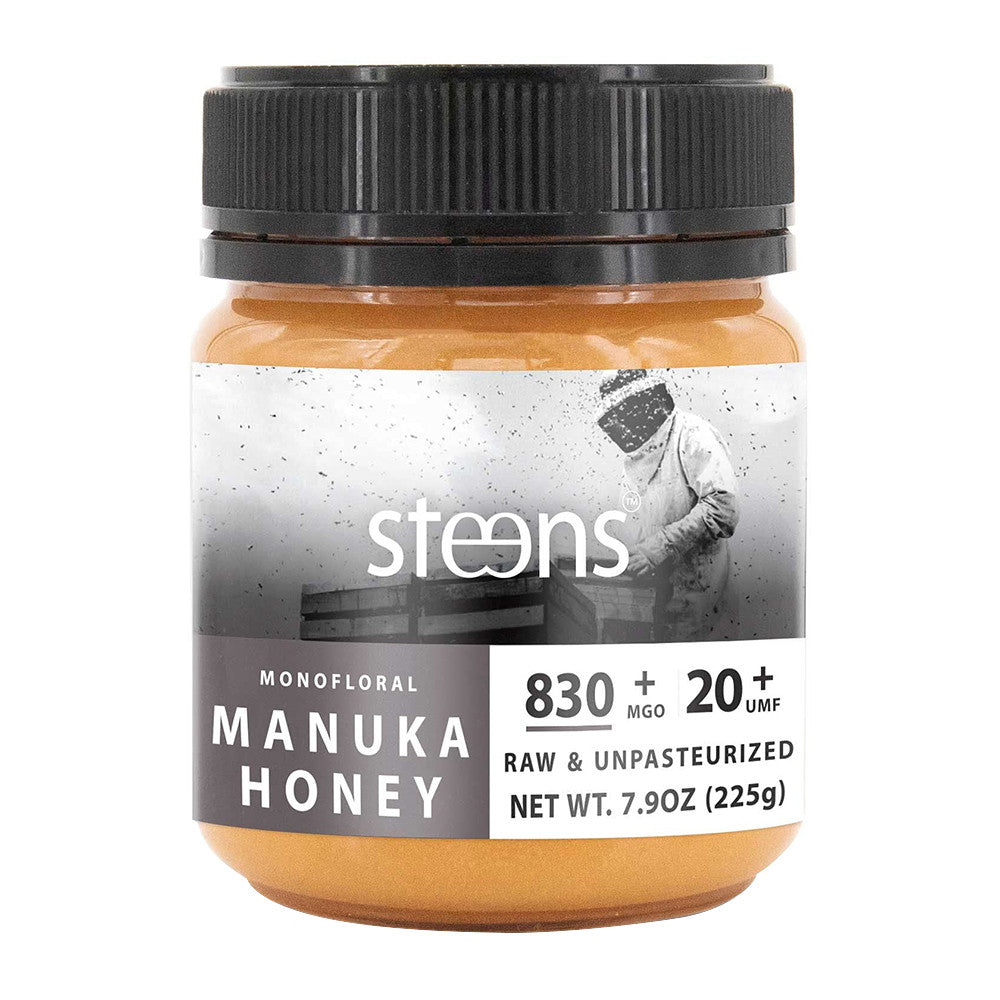 Steens Raw Monofloral Manuka Honey UMF 20+ With MGO, 7.9 Oz