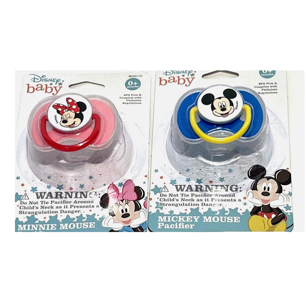Disney Baby Pacifier Mickey and Minnie 0+M, 2 Ea