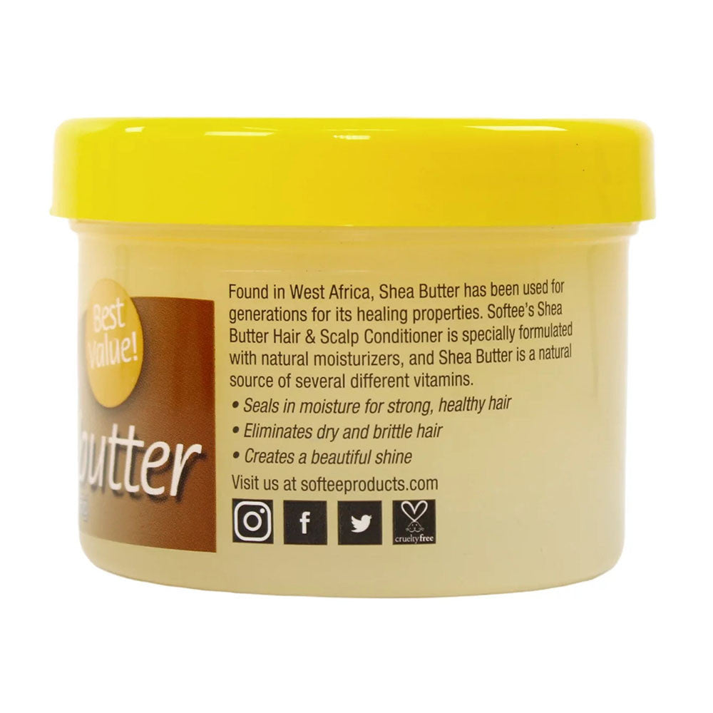 Softee African Shea Butter for Hair and Scalp Conditioner, 3 Oz
