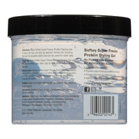 Softee Super Freeze Clean and Clear Protein Styling Gel, 32 Oz