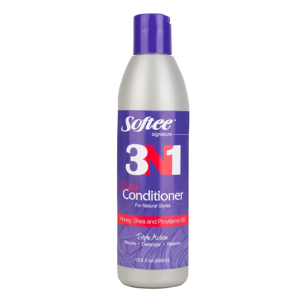 Softee Signature 3N1 Daily Conditioner Leaves Hair Soft Silky and Manageable 16.5Oz