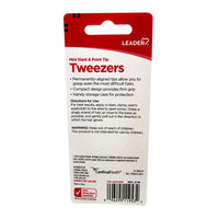 Leader Tweezers Mini Slant and Point Pack, 1 Ea