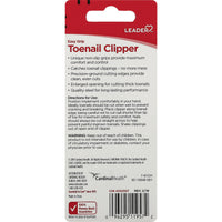 Leader Easy Grip Toe Nail Clipper, 1 Ea