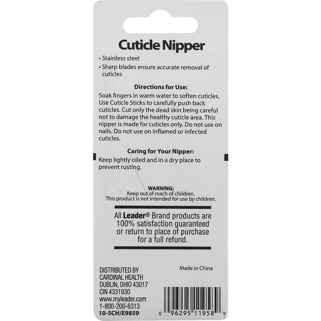 Pacific Cuticle Nipper, 1 Ea