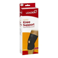 Leader Adjustable Knee Support Open Patella Small/Medium, 1 Ea