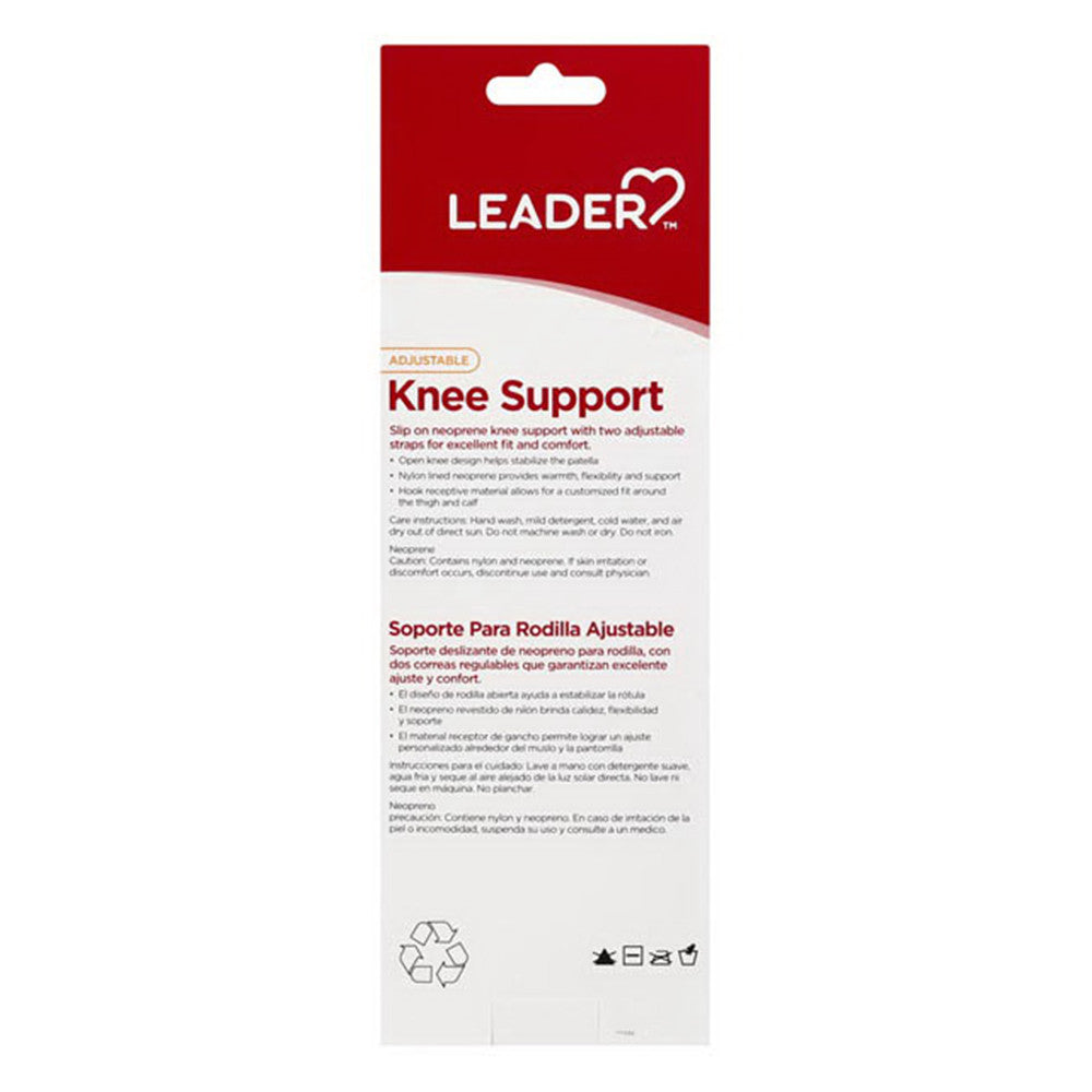 Leader Adjustable Knee Support Open Patella Small/Medium, 1 Ea