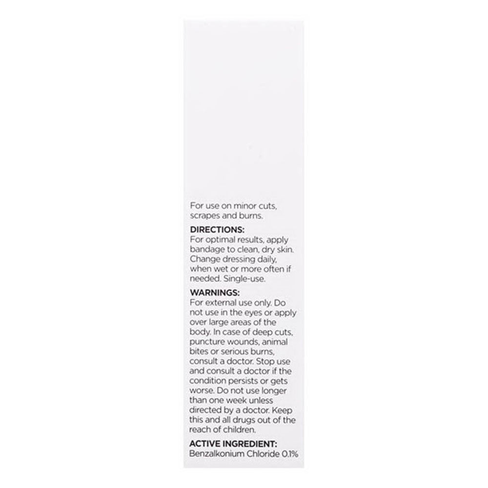 Leader Antibacterial Adhesive Bandages, Sheer, All One Size, 40 Ea