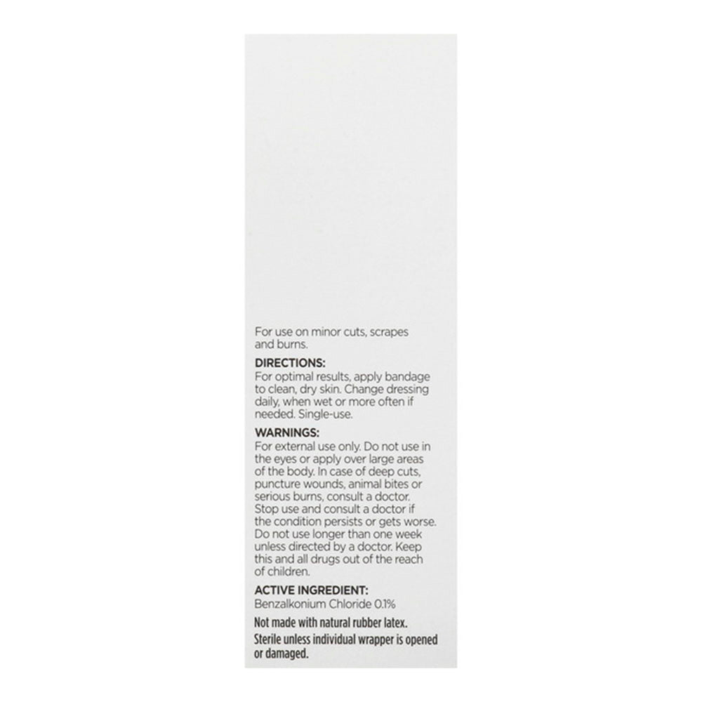 Leader Adhesive Bandage Pads, Sheer, Antibacterial, All One Size, 10 Ea