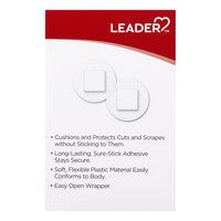 Leader Bandages, Clear Spot, Antibacterial, 7By8 Inches, 50 Ea