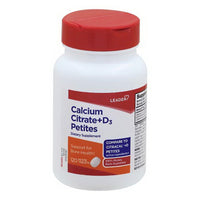 Leader Calcium Citrate Plus D3 Petites, Petite Tablets, 120 Ea