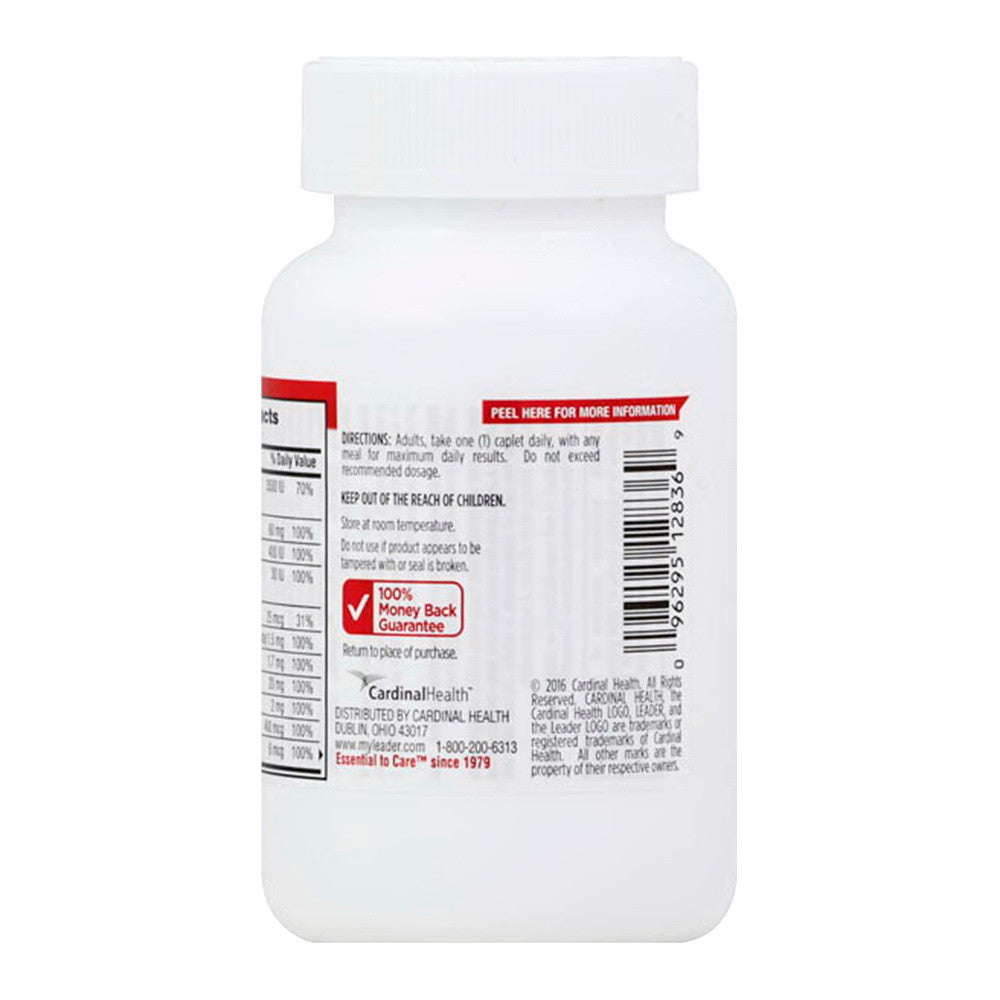 Leader Multivitamin, Adults, Caplets, 130 Ea