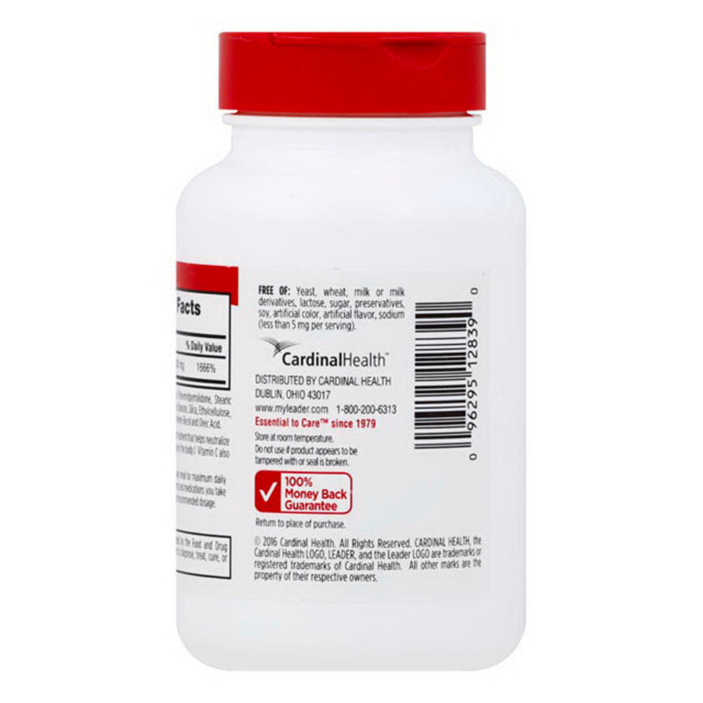 Leader Vitamin C Dietary Supplement 1000 Mg Caplets, 100 Ea