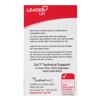 Leader Blood Glucose Test Strips, 50 Ea