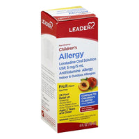 Leader Childrens Allergy, Non Drowsy, Fruit Flavor, 4 Oz
