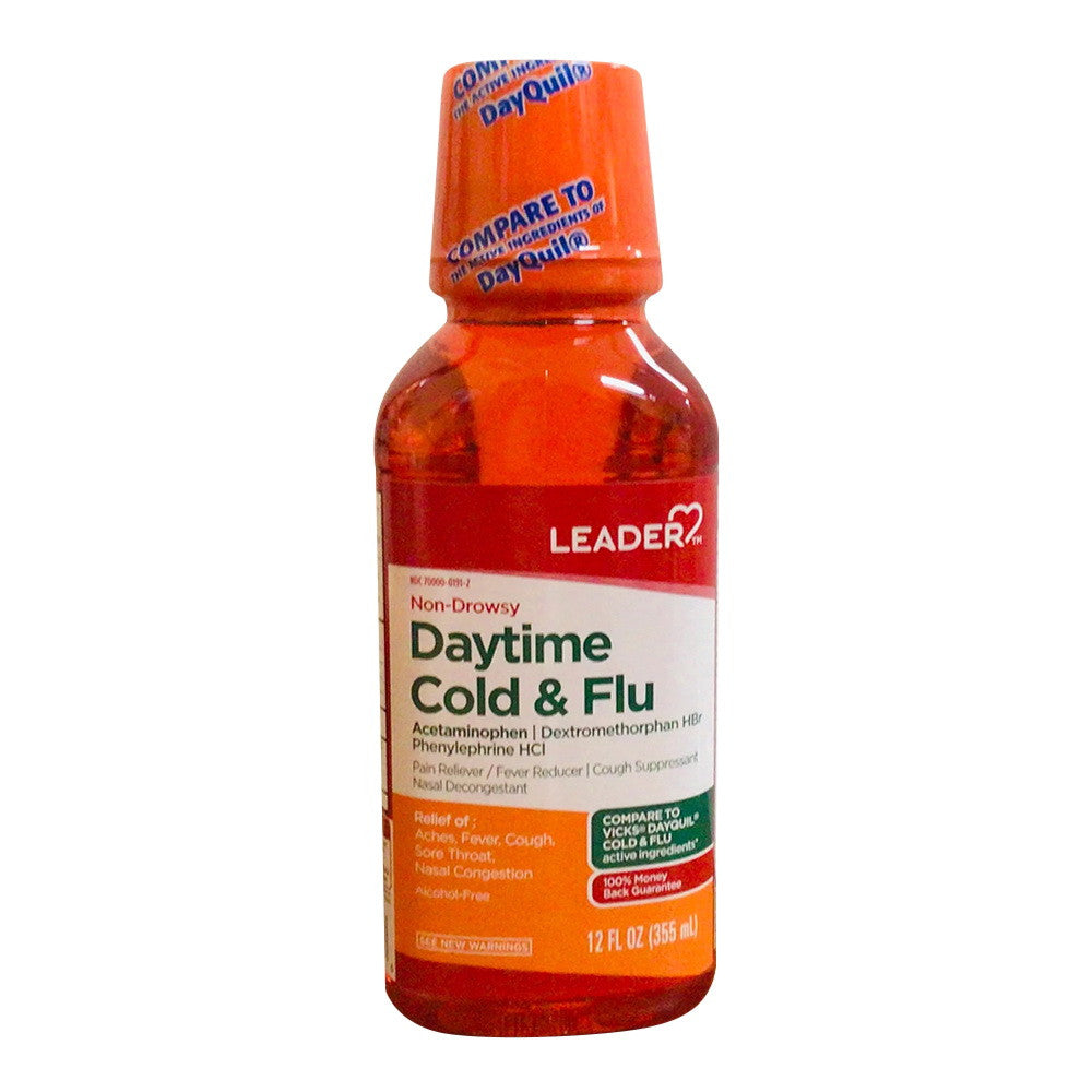 Perrigo Daytime Cold and Flu Multi Symptom Relief, 12 Oz