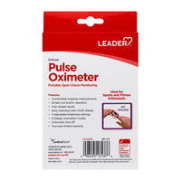 Leader Pulse Oximeter, Deluxe, 1 Ea