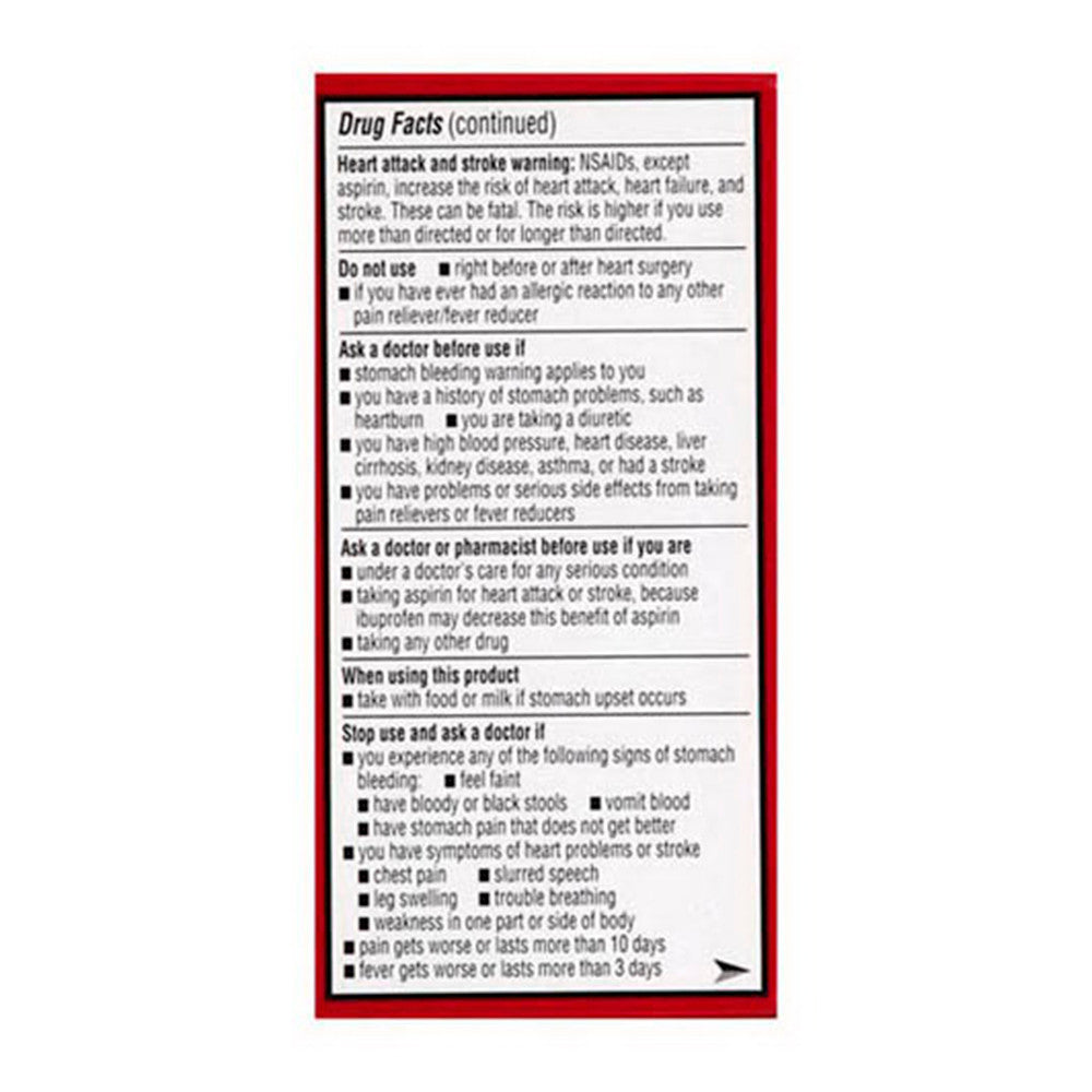 Leader Ibuprofen 200 Mg Tablets, 100 Ea