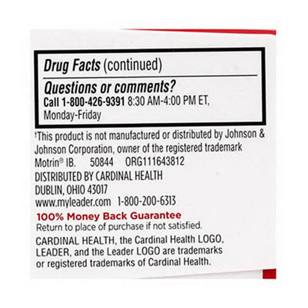 Leader Ibuprofen 200 Mg Tablets, 100 Ea