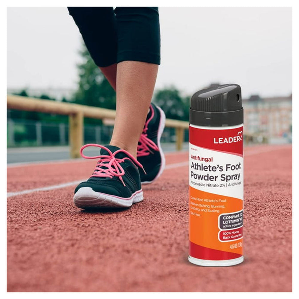 Leader Antifungal Athletes Foot Powder Spray, 4.6 Oz