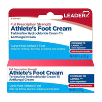 Leader Athletes Foot Cream, Full Prescription Strength, 0.5 Oz